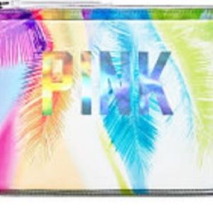 Victoria's Secret PINK Prism Palm Pouch Makeup Bag